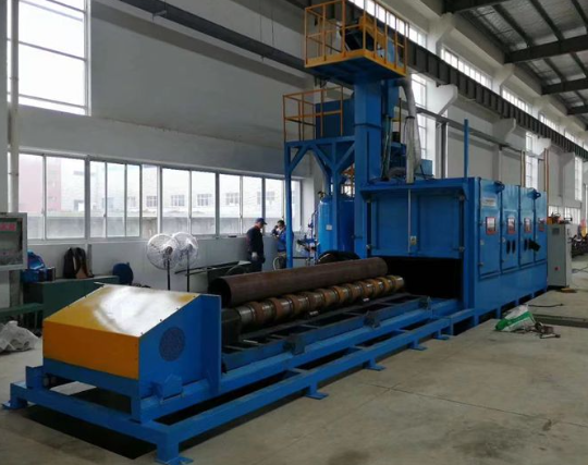 白银喷砂机在管道除锈中的现场施工应用